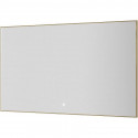 Зеркало Boheme Modern 120x70 543-120-G с подсветкой Золото с сенсорным выключателем и подогревом