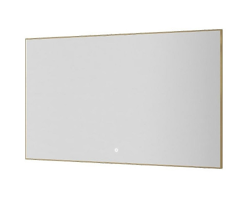 Зеркало Boheme Modern 120x70 543-120-G с подсветкой Золото с сенсорным выключателем и подогревом