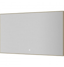 Зеркало Boheme Modern 120x70 543-120-GM с подсветкой Оружейная сталь с сенсорным выключателем и подогревом