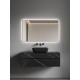 Зеркало Boheme Modern 120x70 543-120-GM с подсветкой Оружейная сталь с сенсорным выключателем и подогревом
