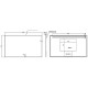 Зеркало Boheme Modern 120x70 543-120-GM с подсветкой Оружейная сталь с сенсорным выключателем и подогревом