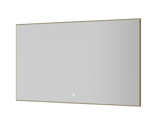 Зеркало Boheme Modern 120x70 543-120-GM с подсветкой Оружейная сталь с сенсорным выключателем и подогревом