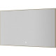 Зеркало Boheme Modern 120x70 543-120-GM с подсветкой Оружейная сталь с сенсорным выключателем и подогревом