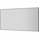Зеркало Boheme Modern 140x70 543-140-B с подсветкой Черное с сенсорным выключателем и подогревом
