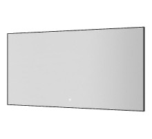 Зеркало Boheme Modern 140x70 543-140-B с подсветкой Черное с сенсорным выключателем и подогревом