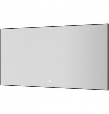 Зеркало Boheme Modern 140x70 543-140-B с подсветкой Черное с сенсорным выключателем и подогревом