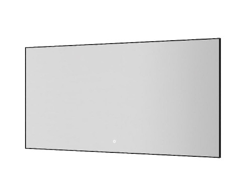 Зеркало Boheme Modern 140x70 543-140-B с подсветкой Черное с сенсорным выключателем и подогревом