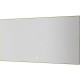Зеркало Boheme Modern 140x70 543-140-MG с подсветкой Золото матовое с сенсорным выключателем и подогревом