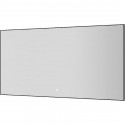 Зеркало Boheme Modern 140x70 543-140-GM с подсветкой Оружейная сталь с сенсорным выключателем и подогревом