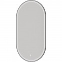Зеркало Boheme Modern 60x110 568-GM с подсветкой Оружейная сталь с сенсорным выключателем и подогревом