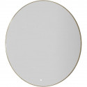 Зеркало Boheme Modern 100 545-100-G с подсветкой Золото с сенсорным выключателем и подогревом