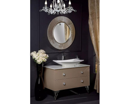 Зеркало Boheme Neo-Art Shine 82 528-SL light с подсветкой Серебро глянец