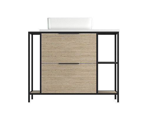 Заказать Тумба под раковину Cersanit Bosquet 100 63013 Дуб в магазине сантехники Santeh-Crystal.ru