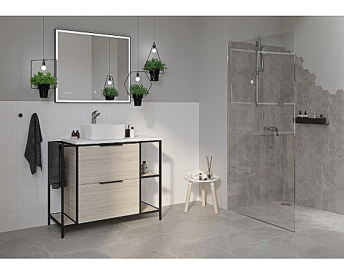 Заказать Тумба под раковину Cersanit Bosquet 100 63013 Дуб в магазине сантехники Santeh-Crystal.ru