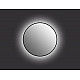 Приобрести Зеркало Cersanit Eclipse 60 64146 с подсветкой Черное с датчиком движения в магазине сантехники Santeh-Crystal.ru