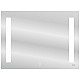 Купить Зеркало Cersanit Led 020 Base 80 KN-LU-LED020x80-b-Os с подсветкой с диммером в магазине сантехники Santeh-Crystal.ru