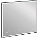 Заказать Зеркало Cersanit Led 011 Design 80 KN-LU-LED011x80-d-Os с подсветкой с часами в магазине сантехники Santeh-Crystal.ru