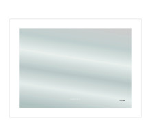 Зеркало Cersanit Led 060 Design Pro 80 KN-LU-LED060x80-p-Os с подсветкой с диммером, часами и подогревом