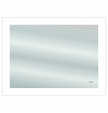 Зеркало Cersanit Led 060 Design Pro 80 KN-LU-LED060x80-p-Os с подсветкой с диммером, часами и подогревом