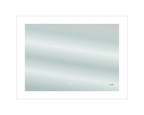 Приобрести Зеркало Cersanit Led 060 Design Pro 80 KN-LU-LED060x80-p-Os с подсветкой с диммером, часами и подогревом в магазине сантехники Santeh-Crystal.ru