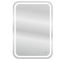 Зеркало Cersanit Led 051 Design Pro 55 KN-LU-LED051x55-p-Os с подсветкой с часами, подогревом и функцией Bluetooth