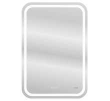 Зеркало Cersanit Led 050 Design Pro 55 KN-LU-LED050x55-p-Os с подсветкой с часами и подогревом
