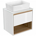 Тумба под раковину Cersanit Louna 60 SZ-LOU60-BL/Wh подвесная Белый глянец дуб Эврика Тумба под раковину Cersanit Louna 60 SZ-LOU60-BL/Wh подвесная Белый глянец дуб Эврика