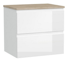 Тумба под раковину Cersanit Moduo 60 SB-SZ-MOD60-BL/Wh подвесная Белая