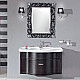 Купить Зеркало Cezares 75 620/A Nero Argento в магазине сантехники Santeh-Crystal.ru