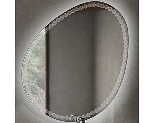 Заказать Зеркало Cezares 75 44777 с подсветкой с узором в магазине сантехники Santeh-Crystal.ru