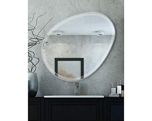 Заказать Зеркало Cezares 75 44777 с подсветкой с узором в магазине сантехники Santeh-Crystal.ru