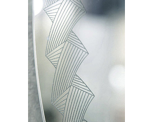 Заказать Зеркало Cezares 75 44777 с подсветкой с узором в магазине сантехники Santeh-Crystal.ru