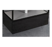 Тумба Cezares Cadro 80 CADRO-80-1C-SO-NR-BLUM подвесная Черная матовая