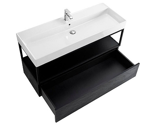 Santeh-Crystal.ru: Консоль под раковину Cezares Cadro 120 CADRO-120/46/30-1C-SO-MET-ST Черная матовая Заказать Консоль под раковину Cezares Cadro 120 CADRO-120/46/30-1C-SO-MET-ST Черная матовая в магазине сантехники Santeh-Crystal.ru