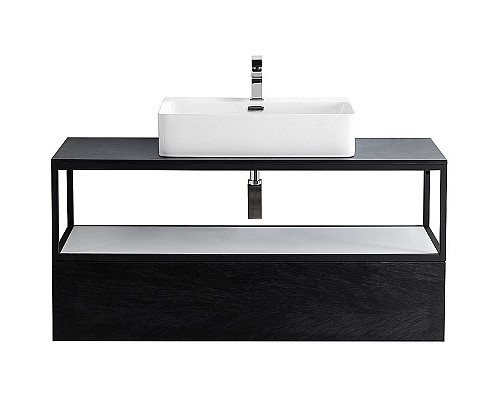 Santeh-Crystal.ru: Консоль под раковину Cezares Cadro 120 CADRO-120/46/30-1C-SO-MET-ST Черная матовая Заказать Консоль под раковину Cezares Cadro 120 CADRO-120/46/30-1C-SO-MET-ST Черная матовая в магазине сантехники Santeh-Crystal.ru