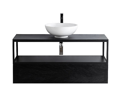 Santeh-Crystal.ru: Консоль под раковину Cezares Cadro 120 CADRO-120/46/30-1C-SO-MET-ST Черная матовая Заказать Консоль под раковину Cezares Cadro 120 CADRO-120/46/30-1C-SO-MET-ST Черная матовая в магазине сантехники Santeh-Crystal.ru