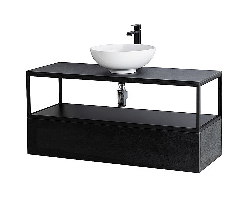 Santeh-Crystal.ru: Консоль под раковину Cezares Cadro 120 CADRO-120/46/30-1C-SO-MET-ST Черная матовая Заказать Консоль под раковину Cezares Cadro 120 CADRO-120/46/30-1C-SO-MET-ST Черная матовая в магазине сантехники Santeh-Crystal.ru