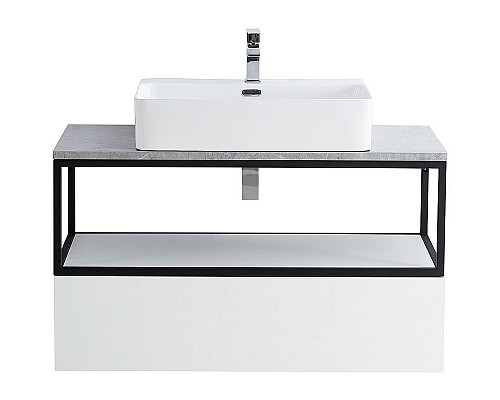 Santeh-Crystal.ru: Консоль под раковину Cezares Cadro 100 CADRO-100/46/30-1C-SO-MET-ST Черная матовая Заказать Консоль под раковину Cezares Cadro 100 CADRO-100/46/30-1C-SO-MET-ST Черная матовая в магазине сантехники Santeh-Crystal.ru