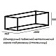Заказать Консоль под раковину Cezares Cadro 100 CADRO-100/46/30-1C-SO-MET-ST Черная матовая в магазине сантехники Santeh-Crystal.ru