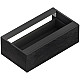 Тумба Cezares Cadro 70 CADRO-70-1C-SO-NR-BLUM подвесная Nero