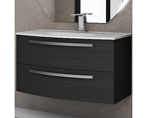 Тумба под раковину Cezares Comfort 100 54482 подвесная Grigio Scuro