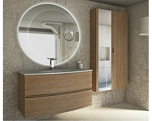 Тумба под раковину Cezares Dalila 100 54711 подвесная Rovere tabacco