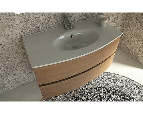 Тумба под раковину Cezares Dalila 100 54711 подвесная Rovere tabacco