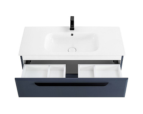 Приобрести Тумба под раковину Cezares Eco-Cer 100 ECO-CER-1000-2C-SO-GR-P подвесная Grafito в магазине сантехники Santeh-Crystal.ru