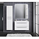 Купить Шкаф пенал Cezares Eco 40 ECO-1500-2A-SC-BO подвесной Bianco Opaco в магазине сантехники Santeh-Crystal.ru