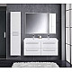 Купить Тумба под раковину Cezares Eco 120 ECO-1200-4C-SO-2-BO подвесная Bianco Opaco в магазине сантехники Santeh-Crystal.ru