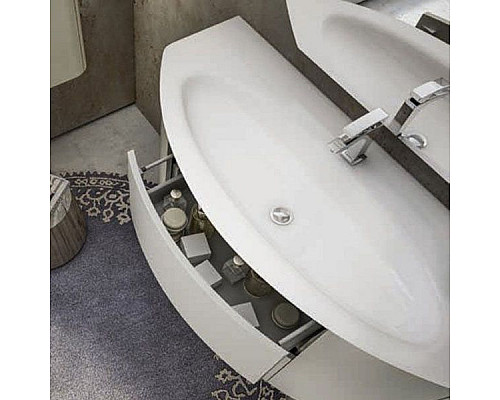 Купить Тумба под раковину Cezares Eden 121 54417 подвесная Grigio natura в магазине сантехники Santeh-Crystal.ru