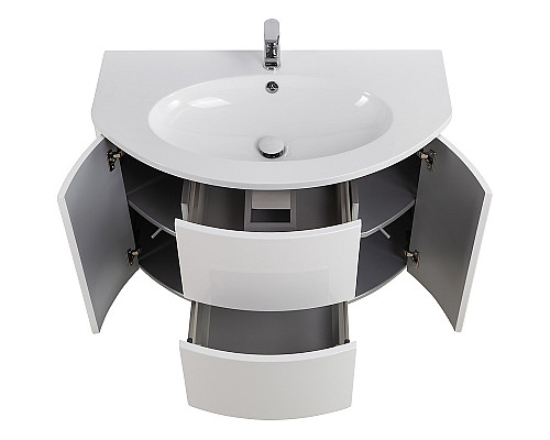 Тумба под раковину Cezares Eden 90 55146 подвесная Bianco Lucido