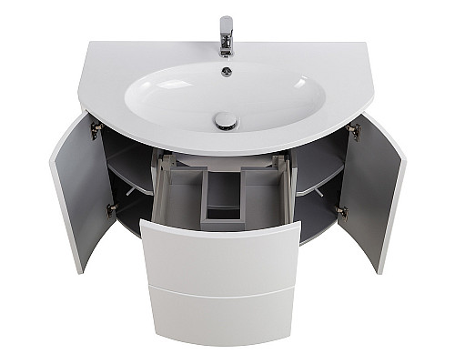 Тумба под раковину Cezares Eden 90 55146 подвесная Bianco Lucido