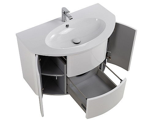 Тумба под раковину Cezares Eden 90 55146 подвесная Bianco Lucido